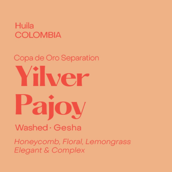 Colombia Yilver Pajor, Washed Gesha