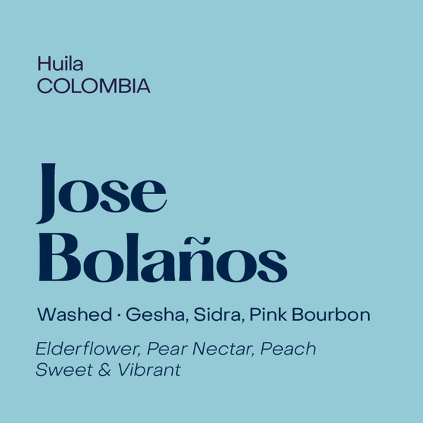 Colombia Jose Joaquin Bolaños, Washed "Reserve" Field Blend