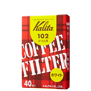 Kalita Fan Shaped White Paper Filter